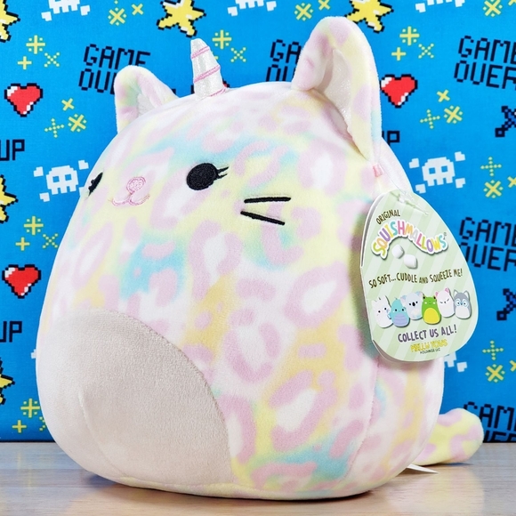 Squishmallow Soraya the Cheetah-Corn 8" UltraSoft Stuffed Fantasy Pal Plush NWT - Picture 6 of 12